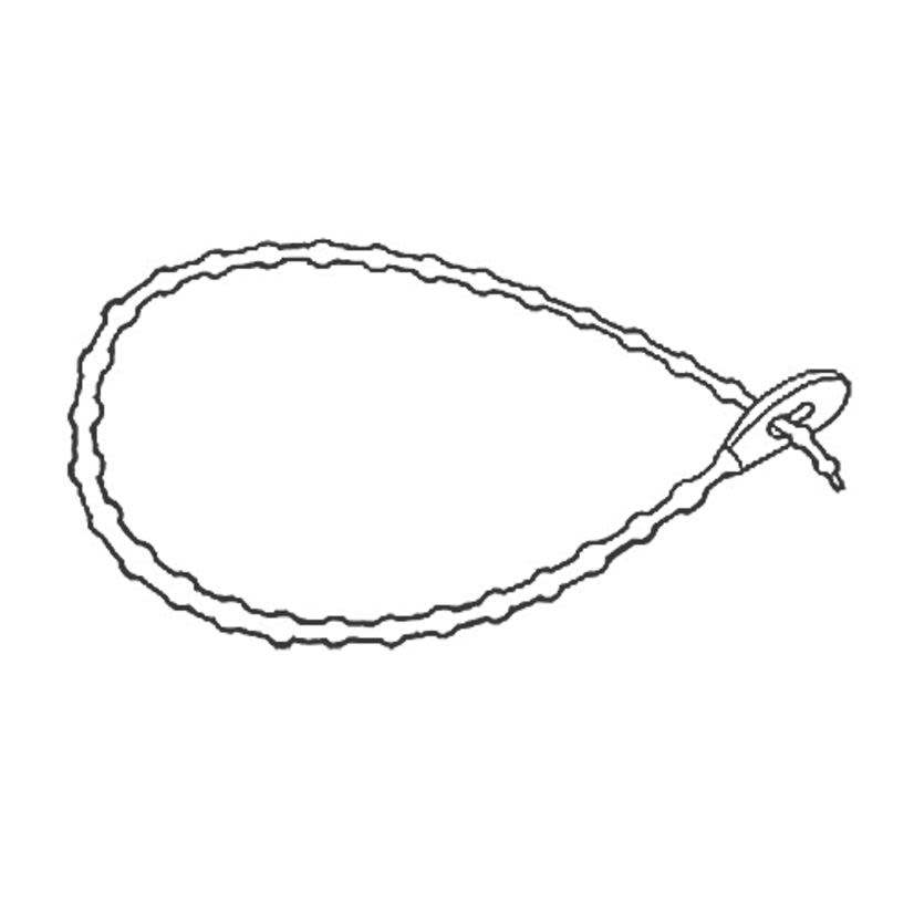 Thomas & Betts Carlon® S28612 Beaded Strap, 15 in L, Nylon